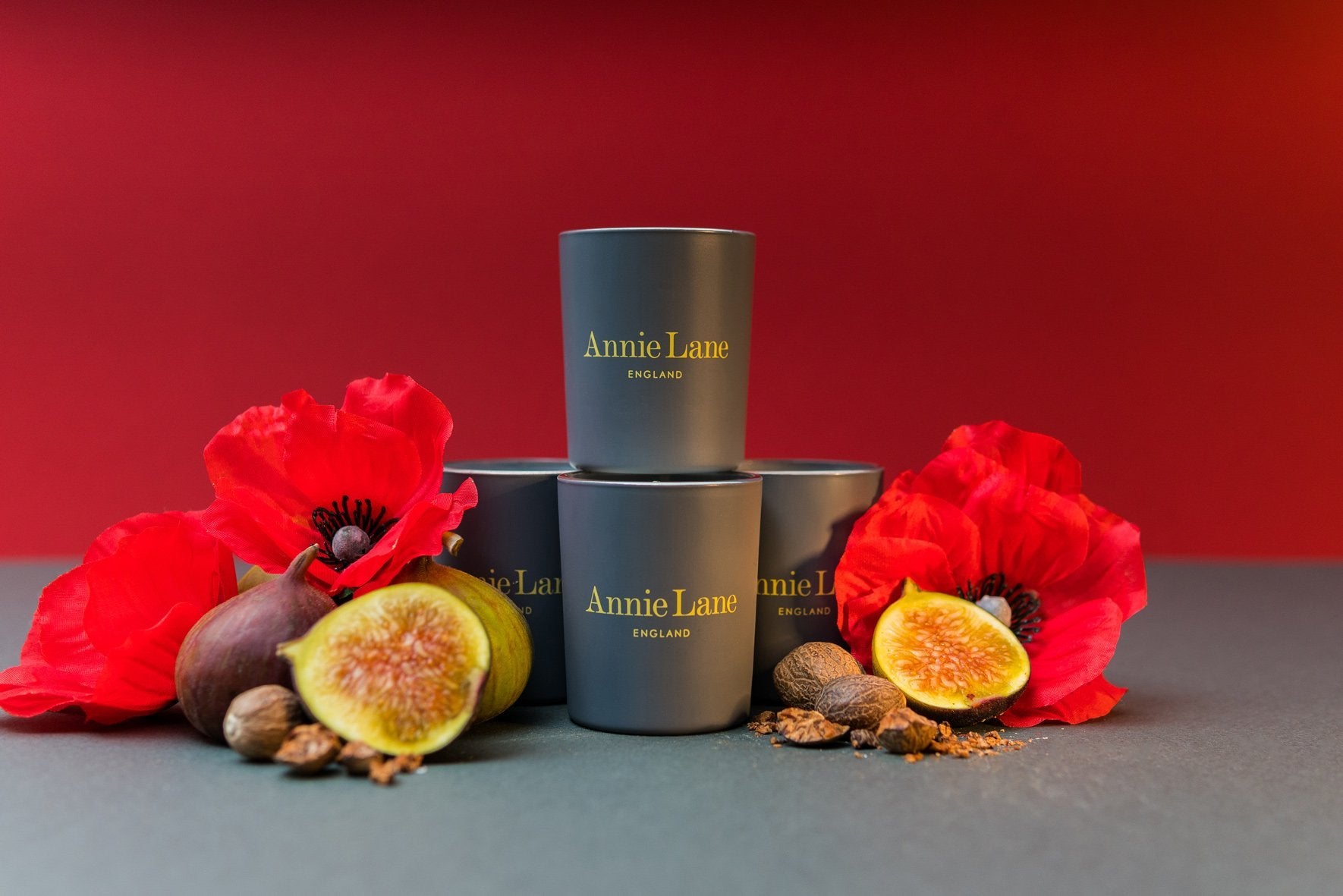 Fig & Red Poppy 9cl Votive Candle