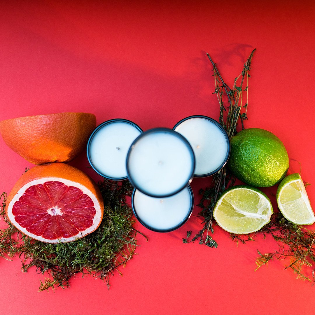 Lime & Ruby Grapefruit 9cl Votive Candle
